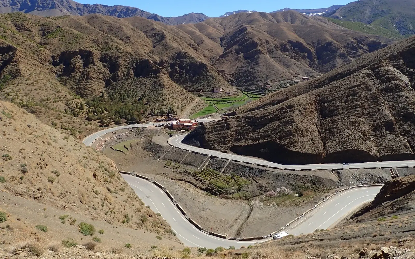 Winding road in the High Atlas