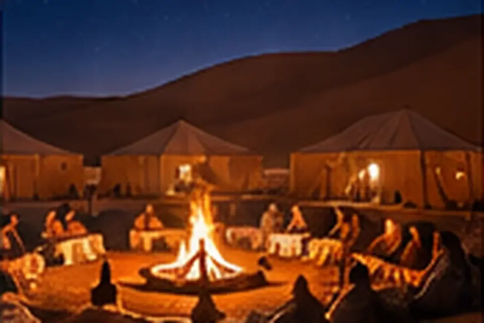 Fes to Erg Chebbi — A night in camp