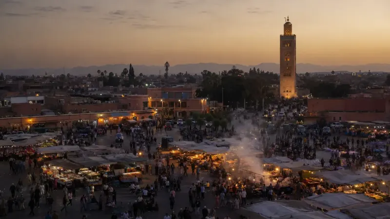 Route photo - Marrakech — Finding Your Bearings in the Medina
