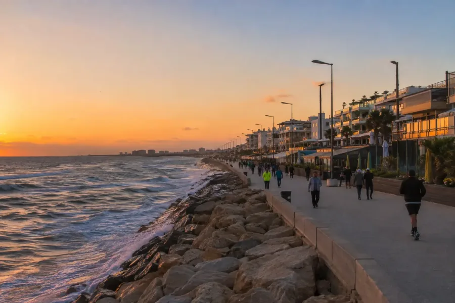 Costa atlantica e passeggiata della Corniche di Ain Diab a Casablanca