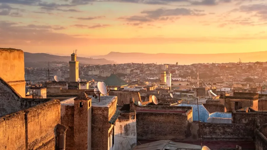 Sonnenuntergang über Fès sehen – Fès