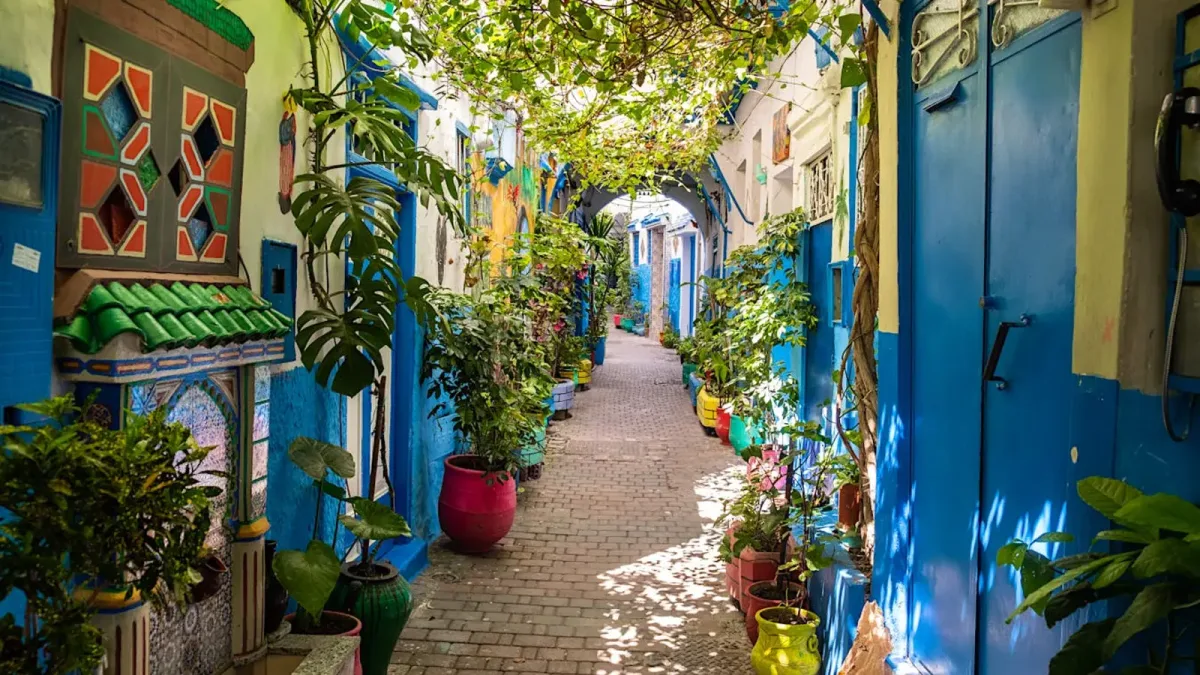 Entdecken Sie Tanger, Marokkos Stadt an der Meerenge, wo weiße Medina, historische Cafés und Museen auf Atlantik und Mittelmeer blicken.
